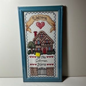 Counted Cross Stitch Kit Welcome Chateau
